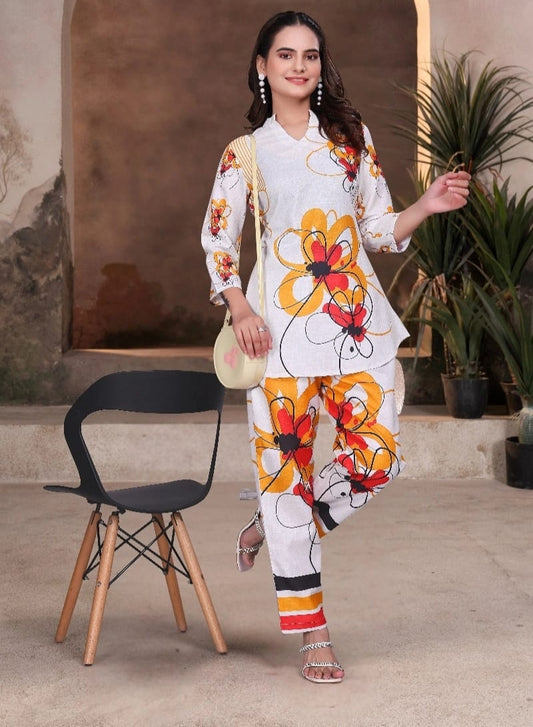 Floral Print Magic Cotton Cord Set